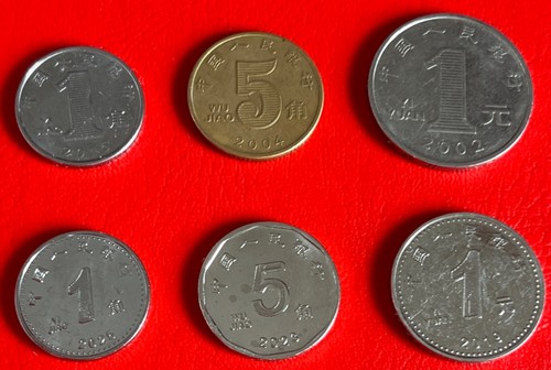 China 5 jiao 1 yuan - china,