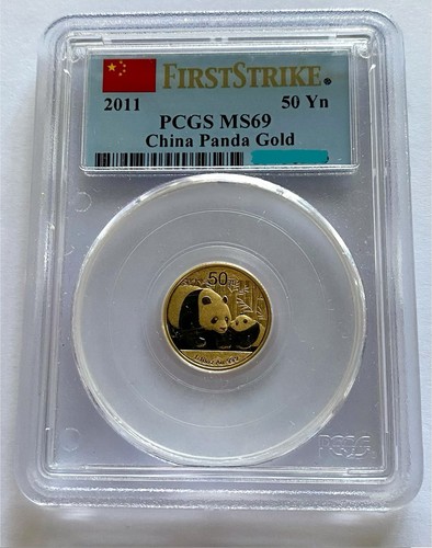 Gold panda yuan china - panda, 2011