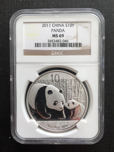 China yuan panda - 10, /