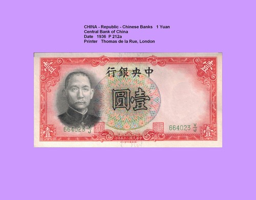 China yuan 1935 - ,