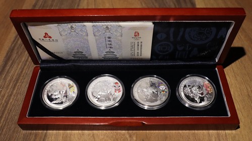 1oz silbermünze farbig - 4,